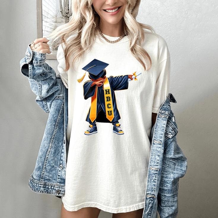 Kids HBCU Boys Grad Dabbing Graduation Women's Comfort Colors T-Shirt