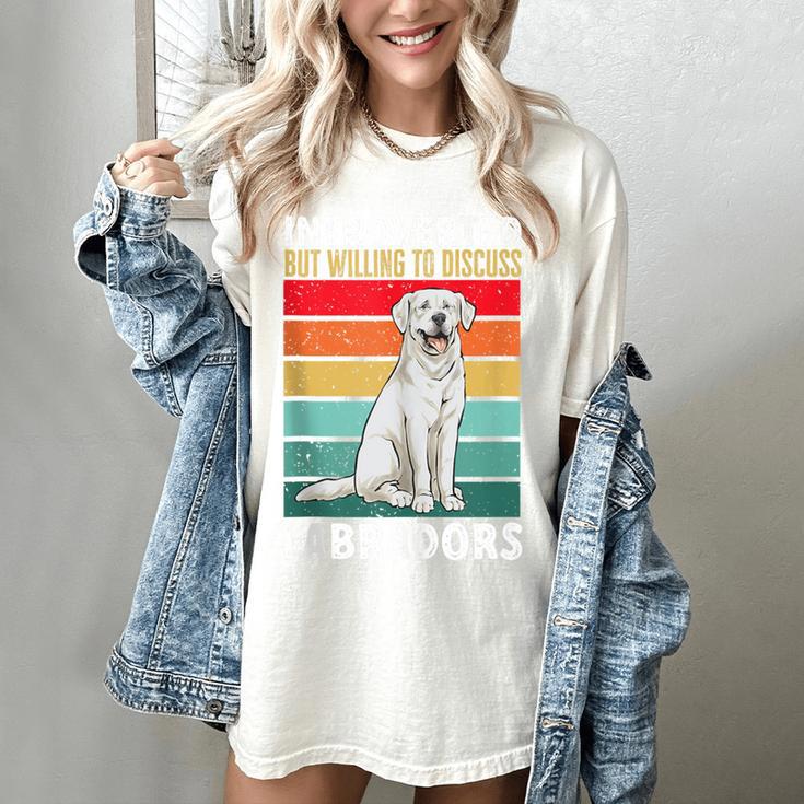 Labrador Retriever Introvert White Lab Women's Comfort Colors T-Shirt