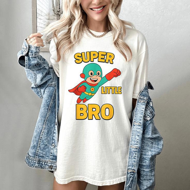 Little Cute Superhero Brother Comic Book Baby Bro Women's Comfort Colors T-Shirt