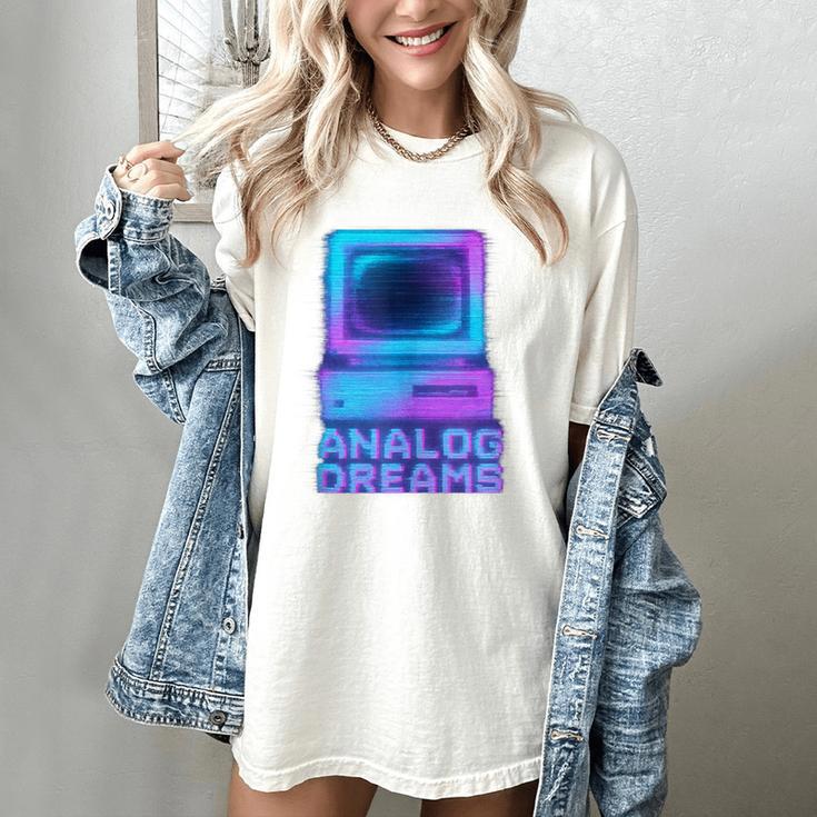 Lofi Reverie Analog Dreams Pixel 90s Desktop VHS Nostalgia Women's Comfort Colors T-Shirt