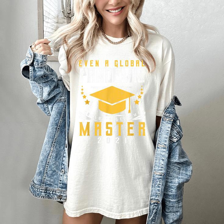 Master 2021 Graduation Graduate Masters Degree Women's Comfort Colors T-Shirt