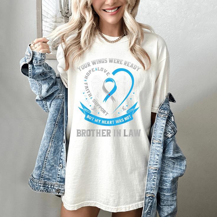 In Memory Of Brother In Law Type 1 Diabetes Awareness Print Women's Comfort Colors T-Shirt
