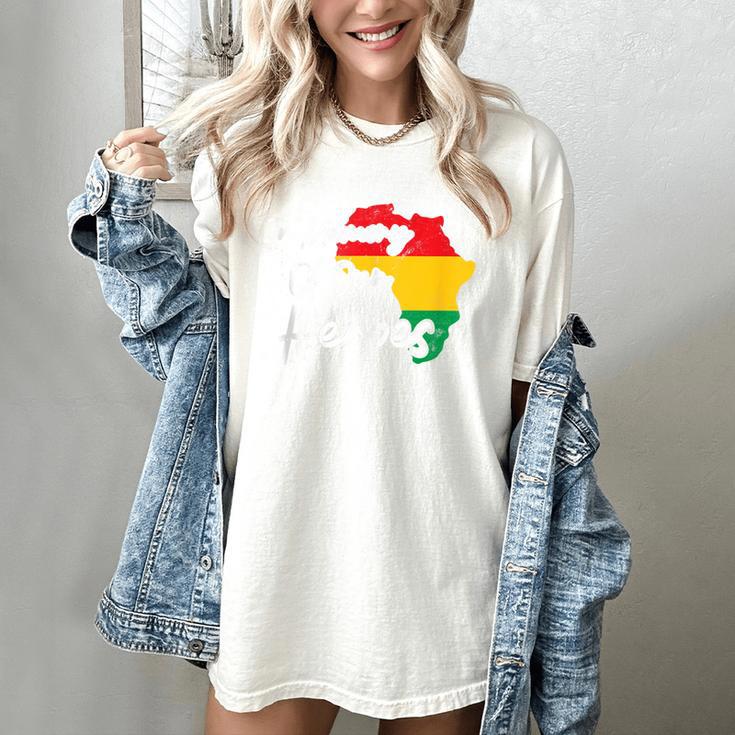 In Memory Of Our Heroes Pride Juneteenth Women's Comfort Colors T-Shirt