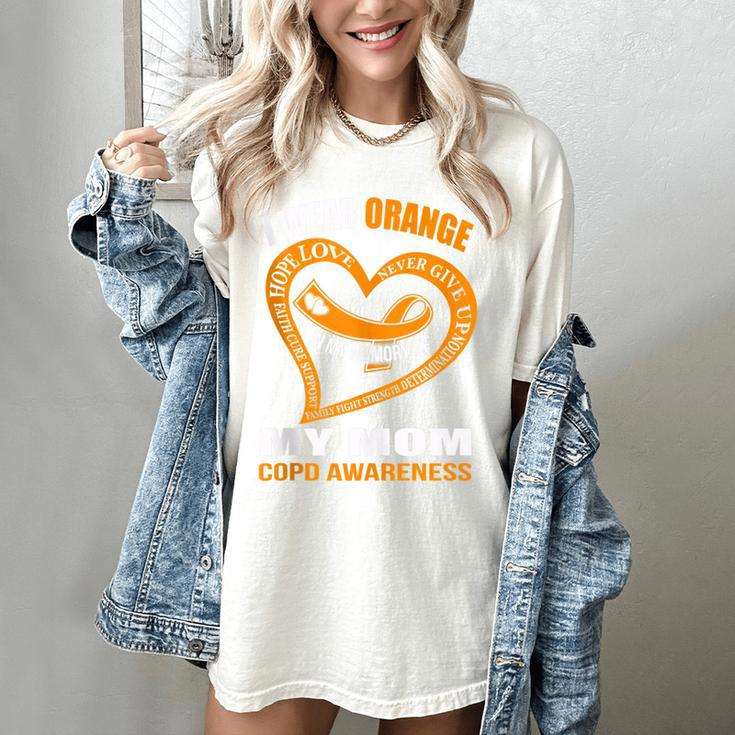 In My Memory Of My Mom COPD AWARENESS Women's Comfort Colors T-Shirt