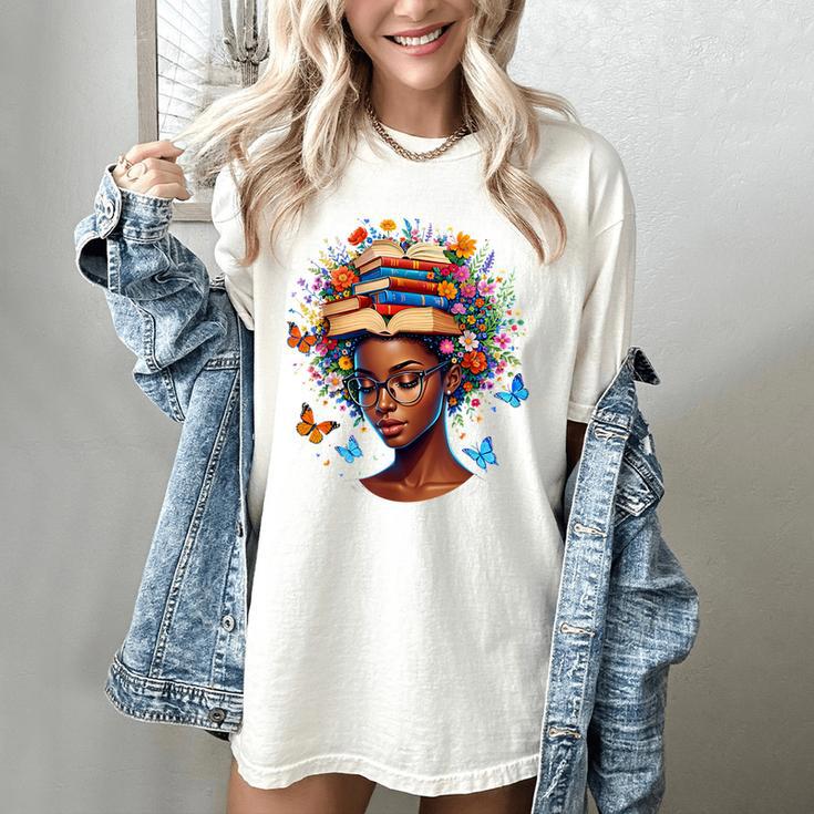 Month Honoring Past Inspiring Pride Melanin Book Women's Comfort Colors T-Shirt