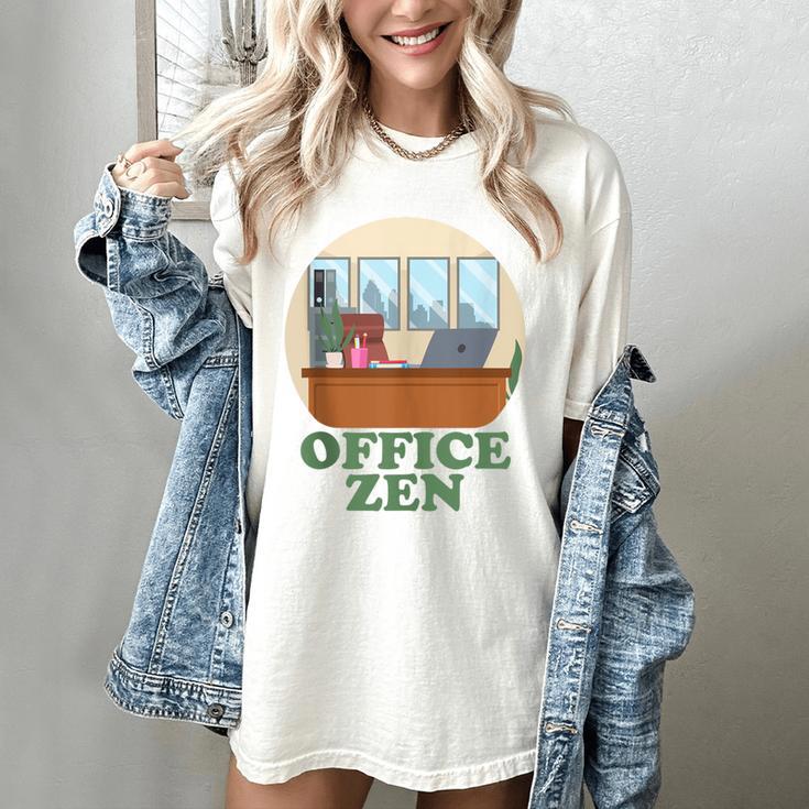 Office Zen Introvert Office Staff Secretary Employee Admin Women's Comfort Colors T-Shirt