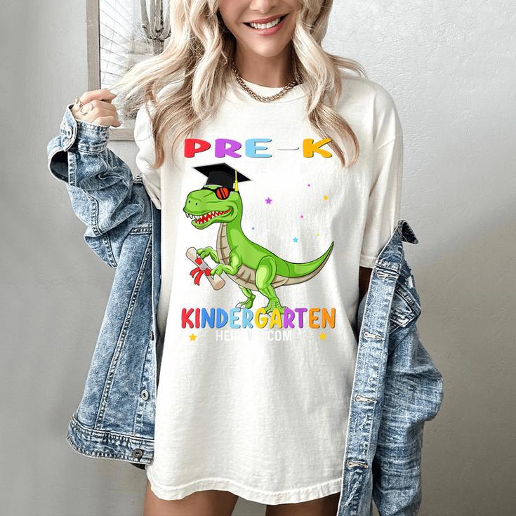 Pre k Graduation We Are Done Class 2023 Pre-k Dinosaur Boys Women's Comfort Colors T-Shirt