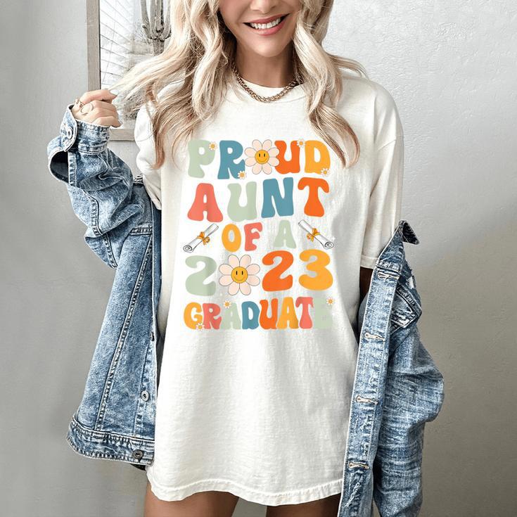 Proud Aunt Of A Class Of 2023 Graduated Graduation Women Women's Comfort Colors T-Shirt
