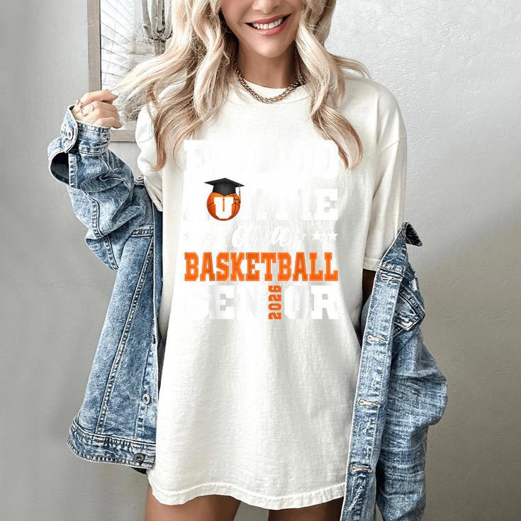 Proud Auntie Of a Basketball Senior 2026 Graduation Gifts Women's Comfort Colors T-Shirt