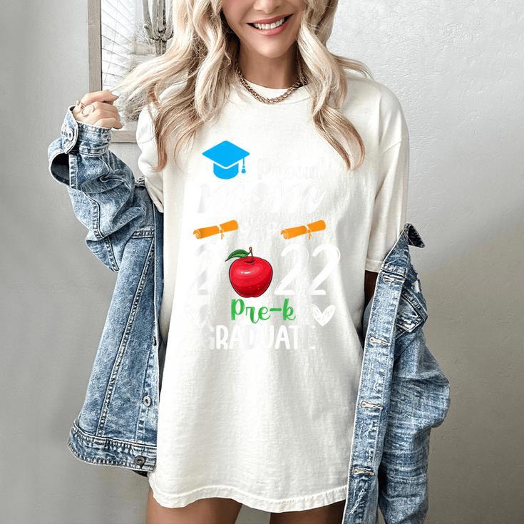 Proud Mom Of 2022 Pre K Graduate Graduation Women's Comfort Colors T-Shirt