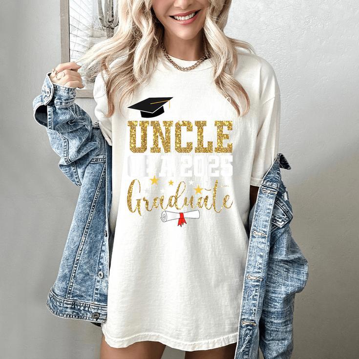 Proud Uncle Of A 2025 Graduate Uncle Graduation 2025 Women's Comfort Colors T-Shirt