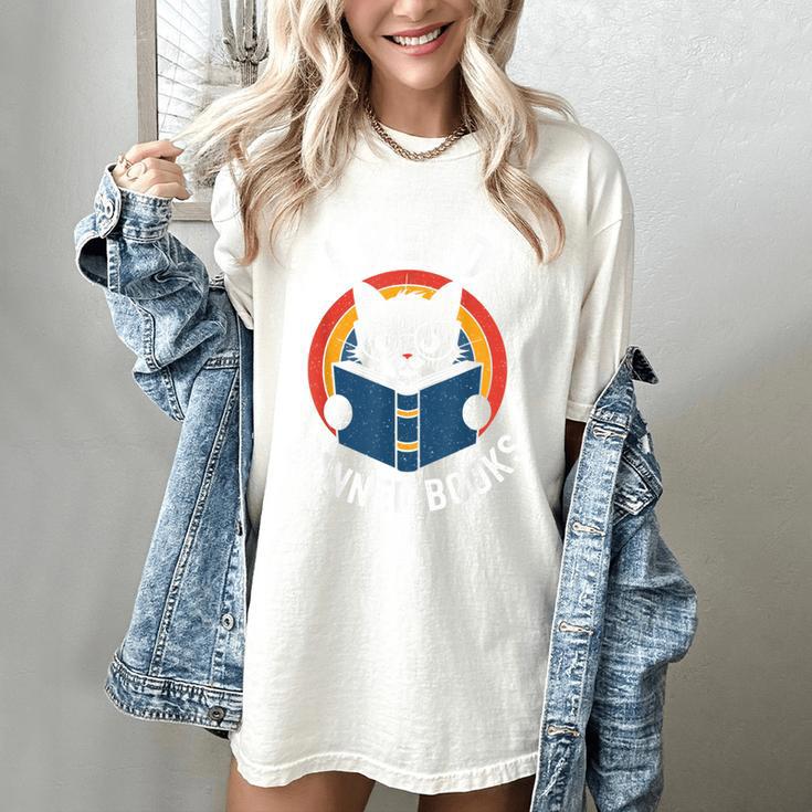 I Read Banned Books For Men Women Cat Banned Books Women's Comfort Colors T-Shirt