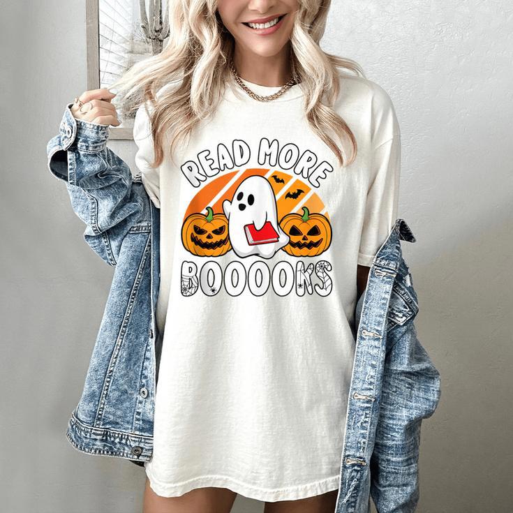 Read More Books Teacher Halloween Men Women Women's Comfort Colors T-Shirt