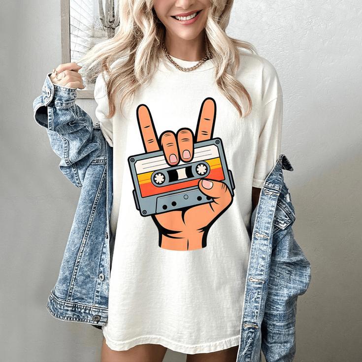 Retro Cassette Tape For 80s & 90s Nostalgia Women's Comfort Colors T-Shirt