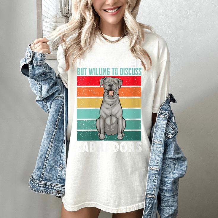 Silver Labrador Retriever Introvert Silver Lab Women's Comfort Colors T-Shirt