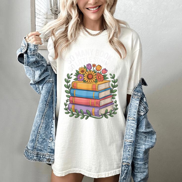 So Many Books So Little Summer Women's Comfort Colors T-Shirt