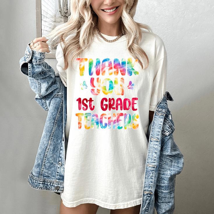 Thank You 1st Grade Teachers Graduation Last Day Of School Women's Comfort Colors T-Shirt