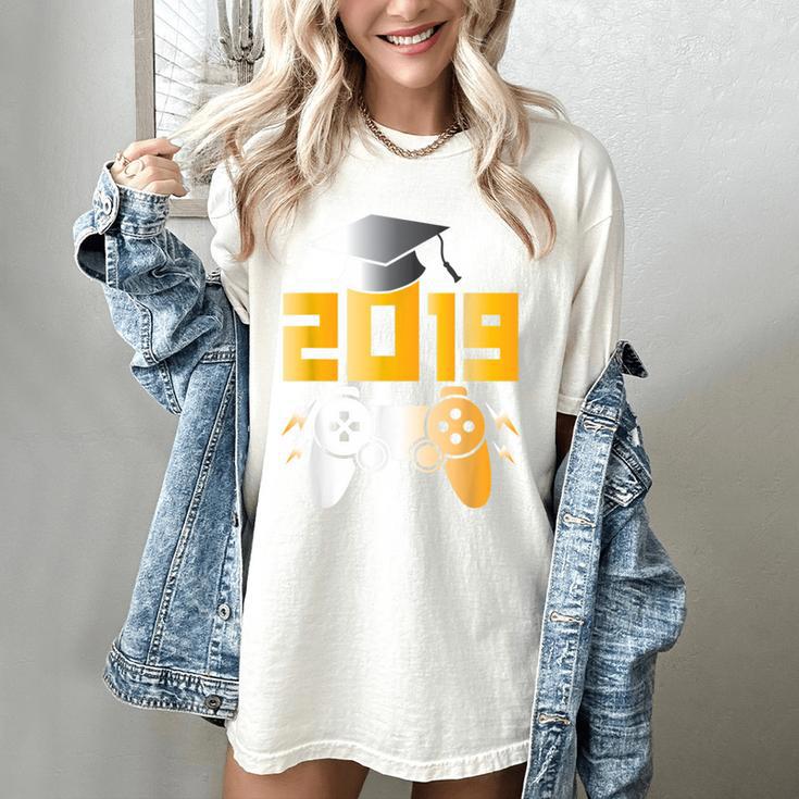 2019 High School Graduation Shirt Gamer Graduate Women's Comfort Colors T-Shirt