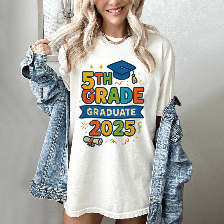 5th Grade Graduation 2025 Graphic – Class Of 2025 Theme Women's Comfort Colors T-Shirt