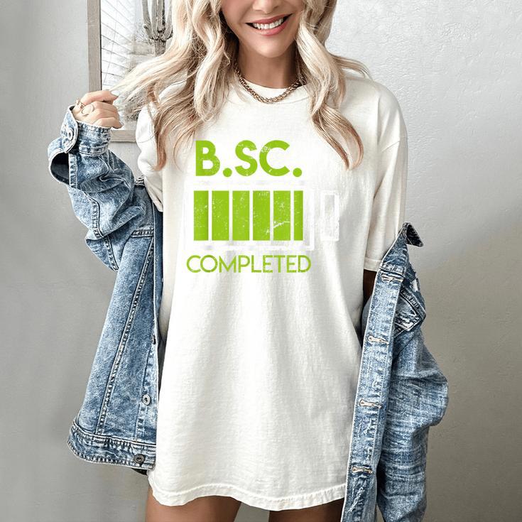 Bsc Completed Bachelor Of Science Graduation 2025 Women's Comfort Colors T-Shirt