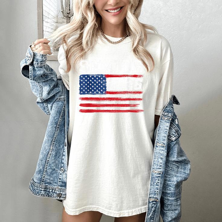 Class Of 2026 Senior Back To School American Flag Graduation Women's Comfort Colors T-Shirt