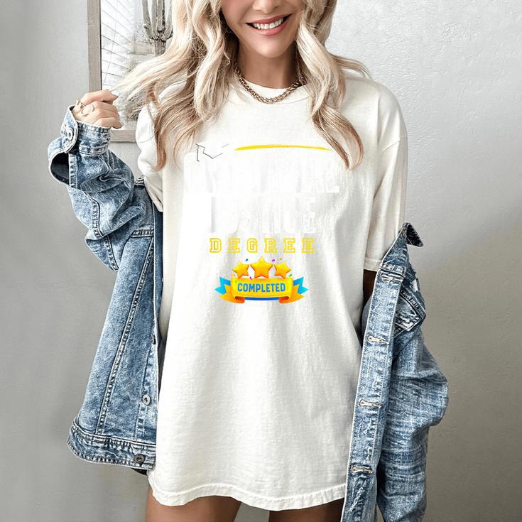 Criminal Justice Degree Graduation Senior Celebration Grad Women's Comfort Colors T-Shirt