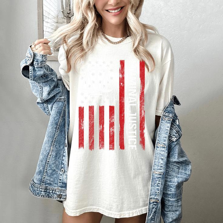Criminal Justice Major College Student Graduate Graduation Premium Women's Comfort Colors T-Shirt