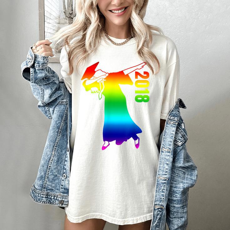 Dabbing Graduate 2018 Graduation Celebration Women's Comfort Colors T-Shirt