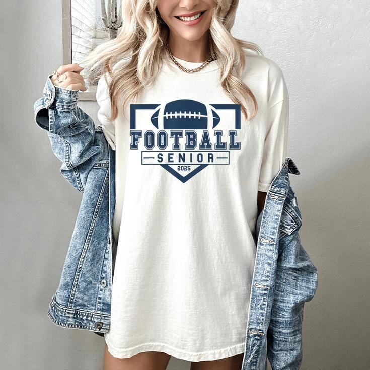 Football Senior Night Football Senior 2025 Graduation 44 Women's Comfort Colors T-Shirt
