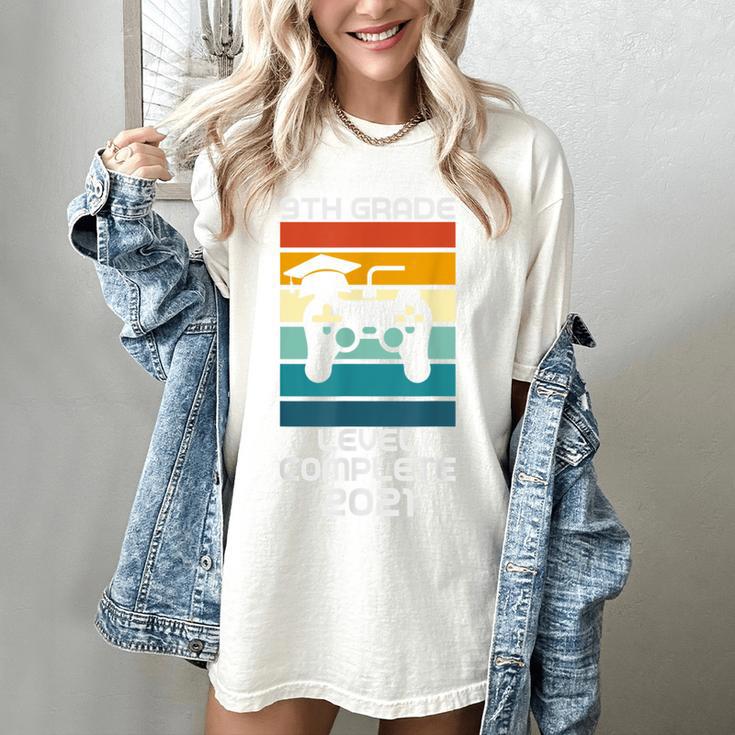 Gamer Graduation 2021 Retro 9th Grade Level Complete Women's Comfort Colors T-Shirt