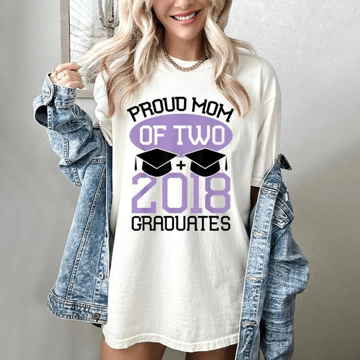 Graduation Shirt For Mom Of Twins Proud Mom Twins Tee Women's Comfort Colors T-Shirt