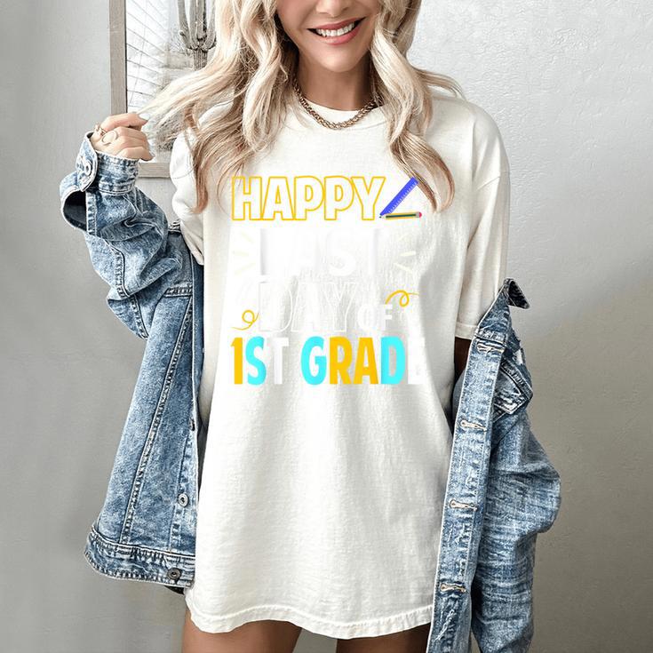 Happy Last Day Of 1st Grade Shirt Cutie Graduation Women's Comfort Colors T-Shirt
