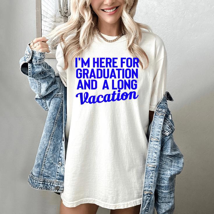 I'm Here For Graduation School Class Senior 2024 Women's Comfort Colors T-Shirt