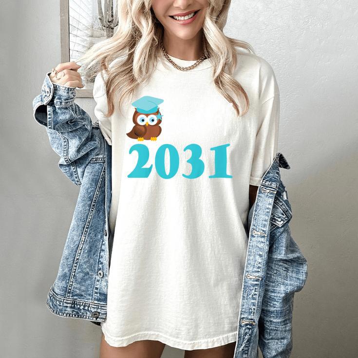 Kids Class Of 2031 Graduation Year T-Shirt Back To School Women's Comfort Colors T-Shirt