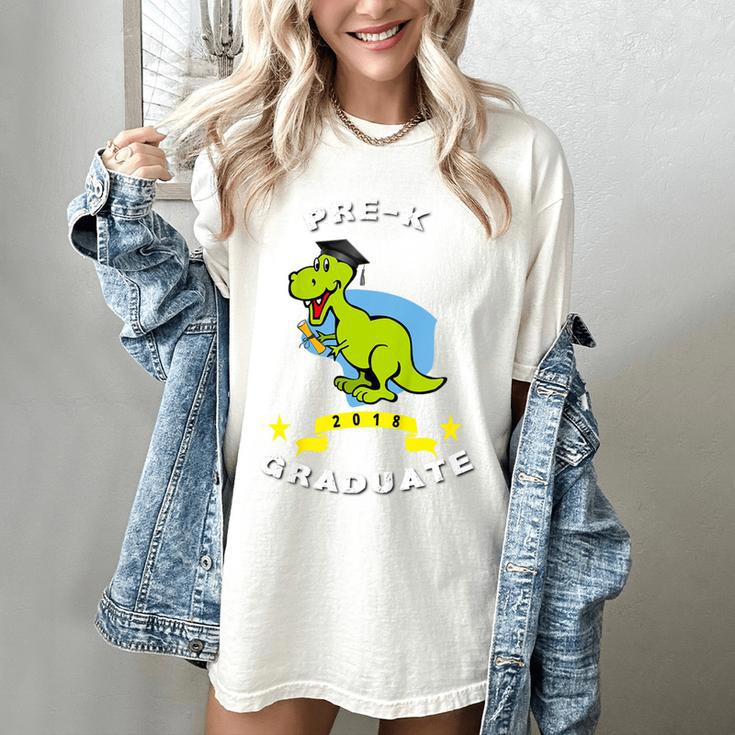 Kids Dinosaur Pre-K Graduation TShirt Kids Preschool Graduation Women's Comfort Colors T-Shirt