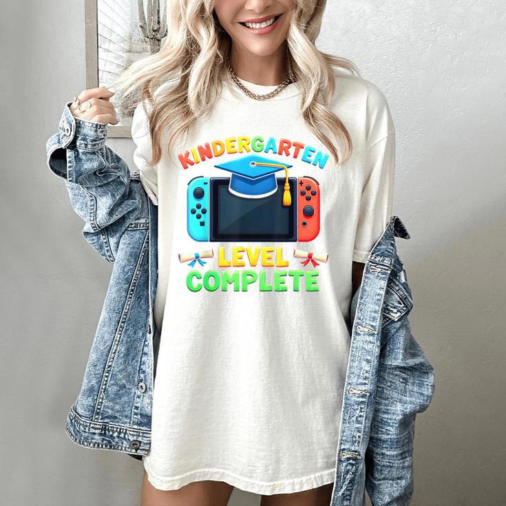 Kindergarten Level Complete Graduation Class 2025 Gamer Boys Women's Comfort Colors T-Shirt