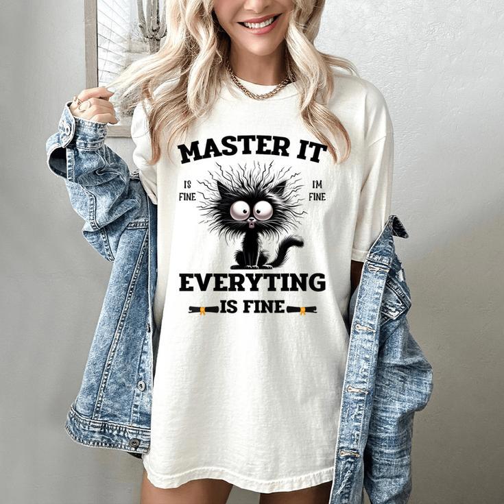 Masters Mastered It Graduate Master Degree Graduation Women's Comfort Colors T-Shirt