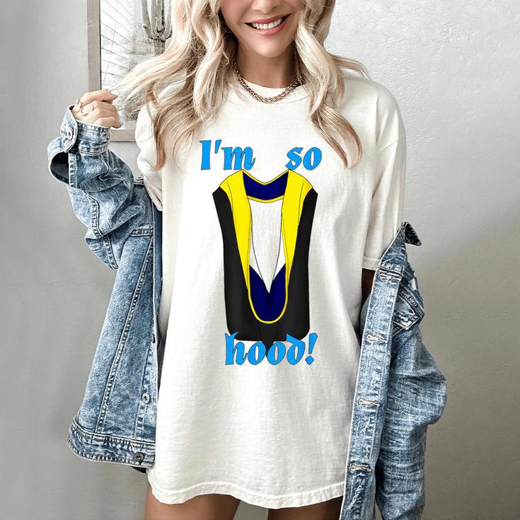 PhD Hood Graduation Shirt Doctorate Degree Doctoral Women's Comfort Colors T-Shirt