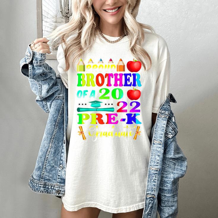 Proud Brother Of 2022 Pre K Graduate Graduation Women's Comfort Colors T-Shirt