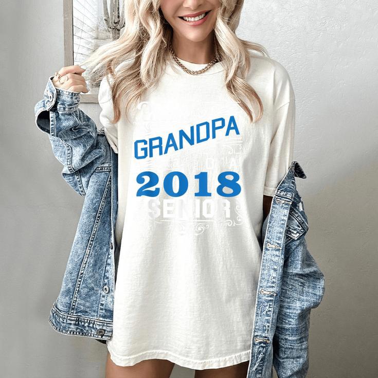Proud Grandpa Of 2018 Senior T-Shirt Student Graduation Women's Comfort Colors T-Shirt