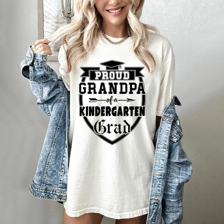 Proud Grandpa Of a Kindergarten Grad Graduation Shirt Women's Comfort Colors T-Shirt