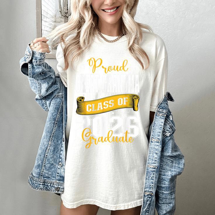 Proud Great Grandma Of a Class Of 2026 Graduate Graduation Women's Comfort Colors T-Shirt