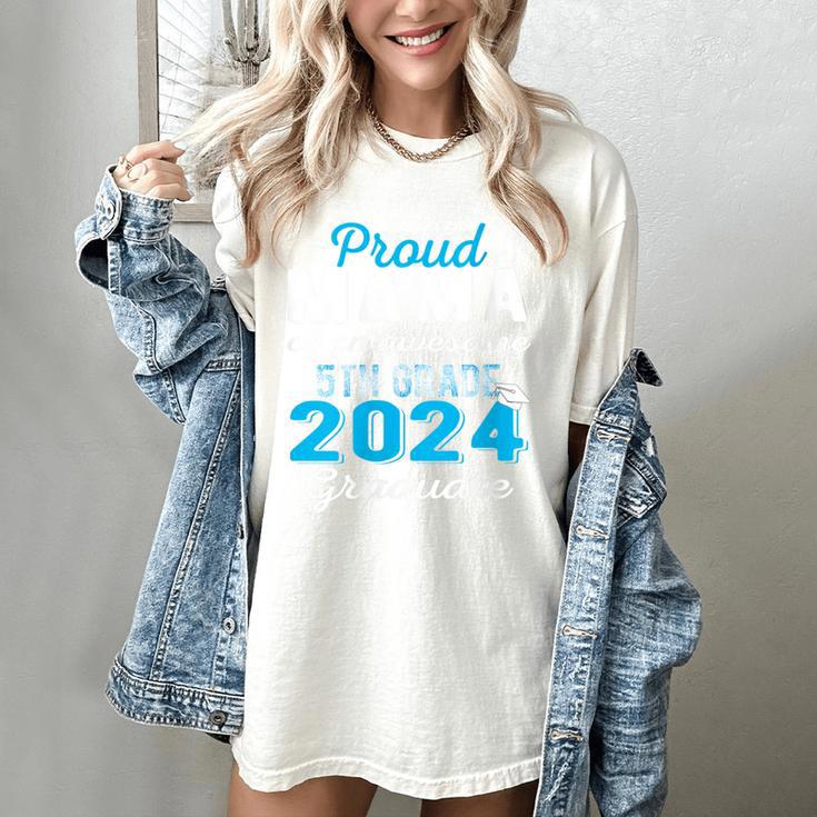 Proud Mama Of 5th Grade Graduate 2024 Elementary Graduation Women's Comfort Colors T-Shirt