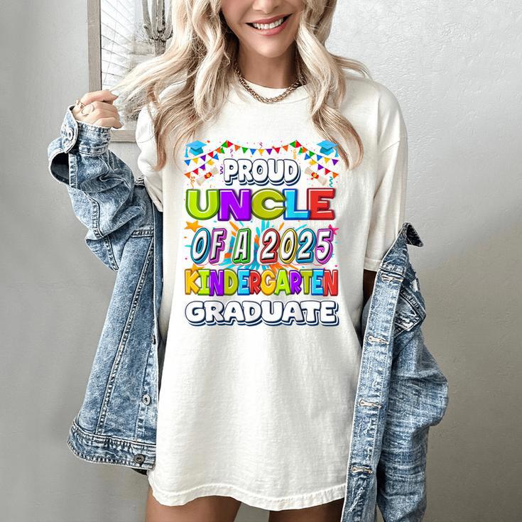 Proud UNCLE Of a 2025 Kindergarten Graduate Graduation Women's Comfort Colors T-Shirt