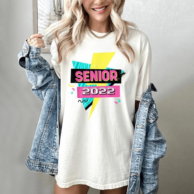 Senior 2022 Graduation Class Of 2022 Retro 90's Graduation Women's Comfort Colors T-Shirt