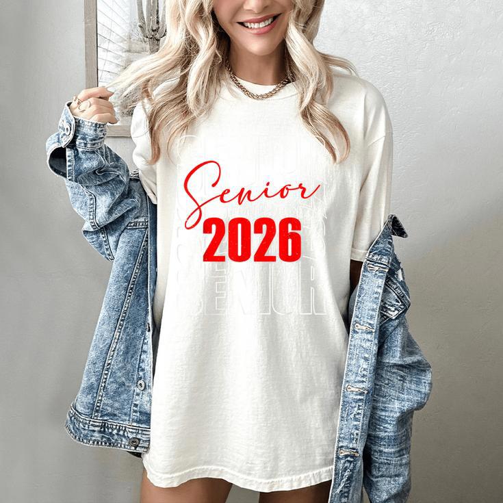 Senior 2026 Retro Class Of 2026 Graduation For Students Women's Comfort Colors T-Shirt