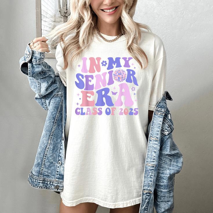 In My Senior Era Class Of 2025 Groovy Senior 2025 Graduation Women's Comfort Colors T-Shirt