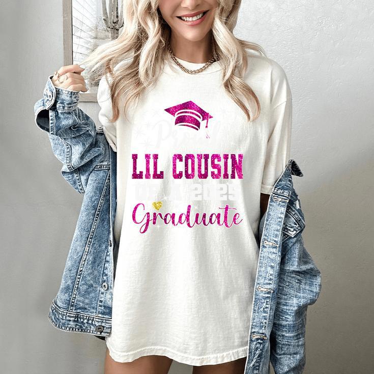 Super Proud Little Cousin Of 2025 Graduate Graduation Family Premium Tri-Blend Women's Comfort Colors T-Shirt