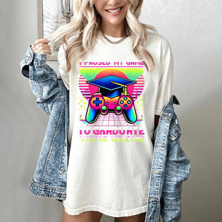 Video Gamer Graduate Graduation Grad Gaming Women's Comfort Colors T-Shirt