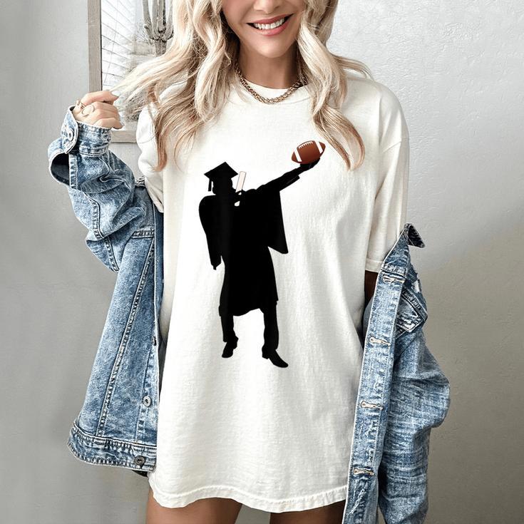 2019 Football Graduation Dab Shirt- Dabbing Graduate Women's Comfort Colors T-Shirt